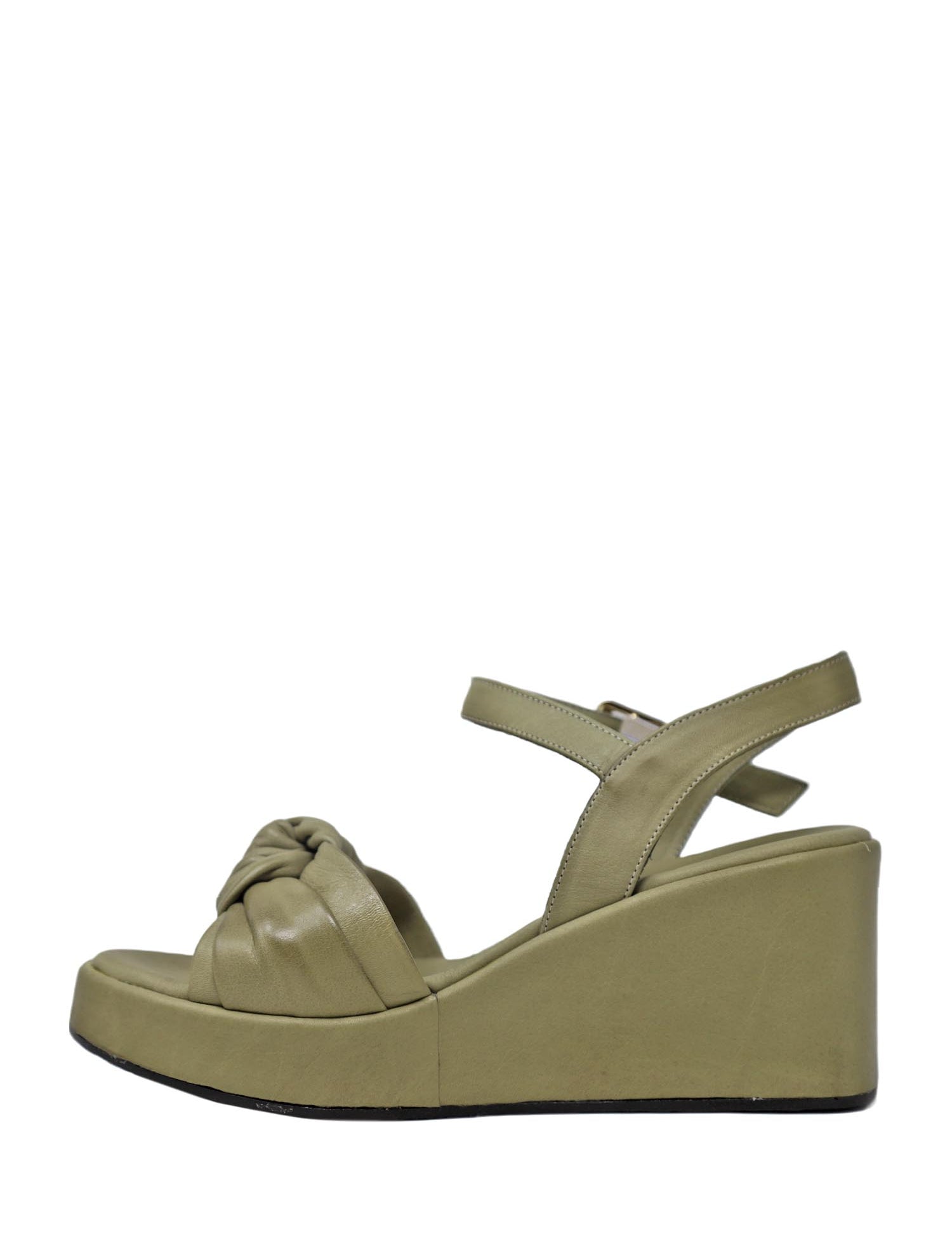 Sandali zeppa Verde Grace Shoes