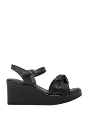 Sandali zeppa Nero Grace Shoes
