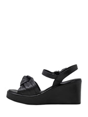 Sandali zeppa Nero Grace Shoes
