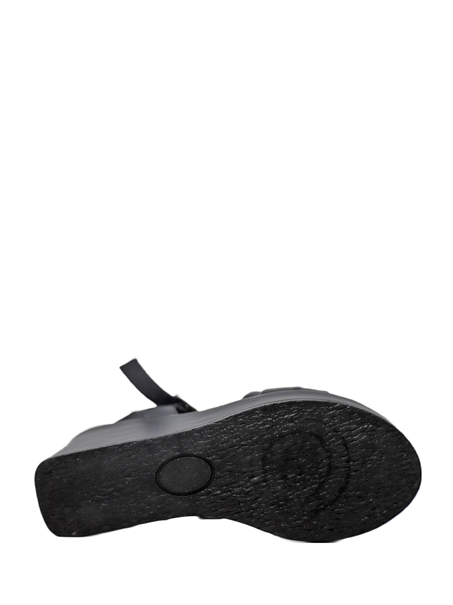 Sandali zeppa Nero Grace Shoes