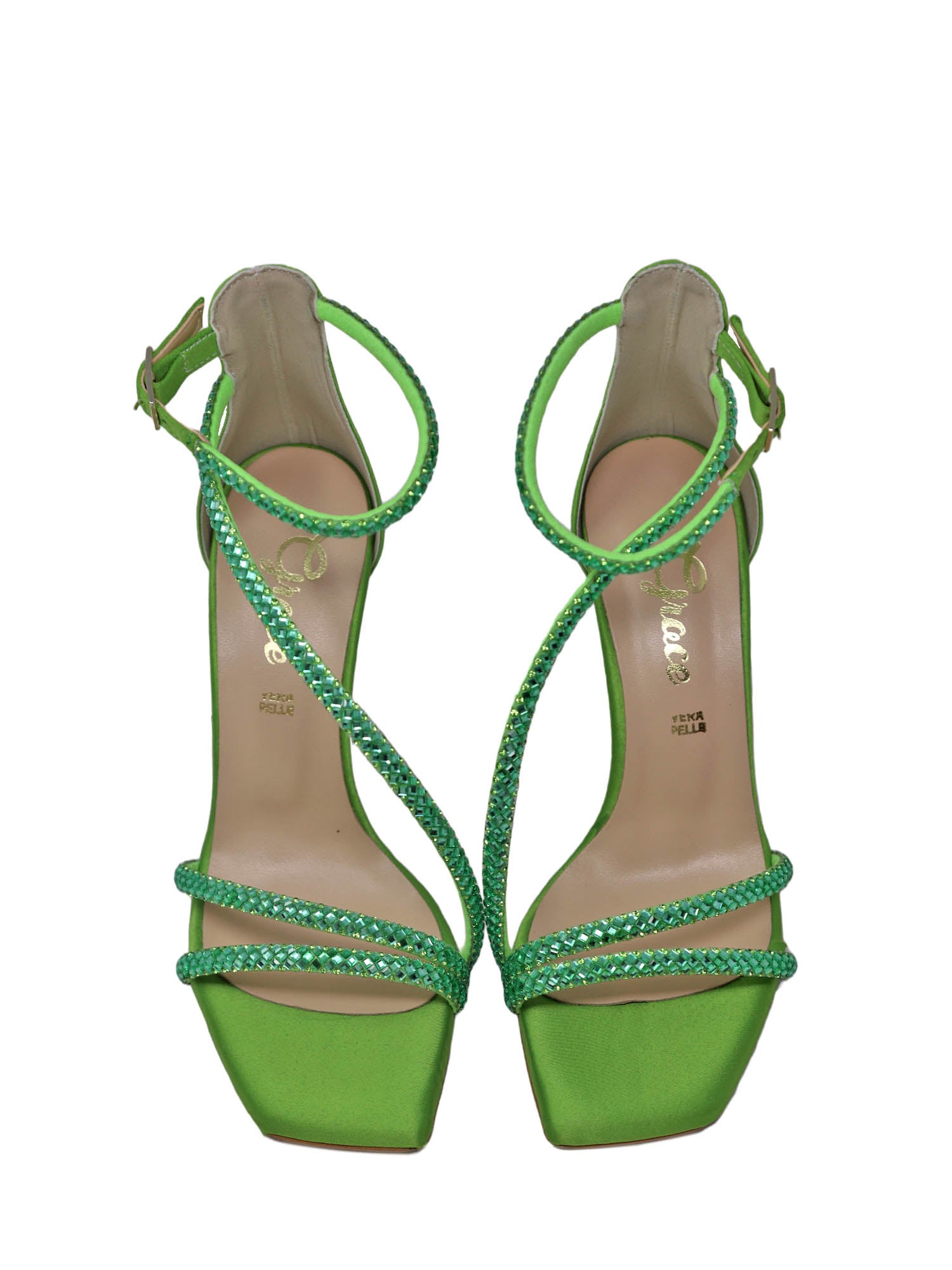 Sandali tacco Verde Grace Shoes