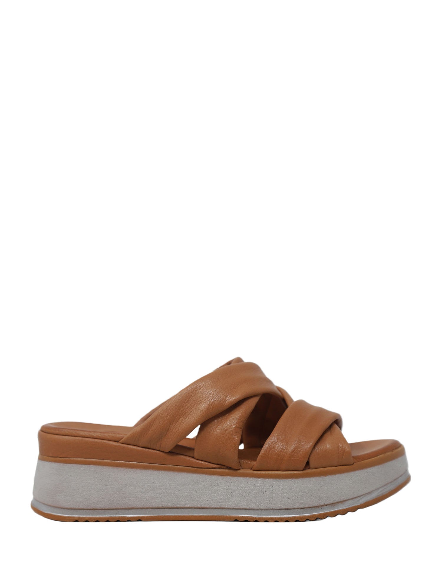 Sandali zeppa Marrone Grace Shoes