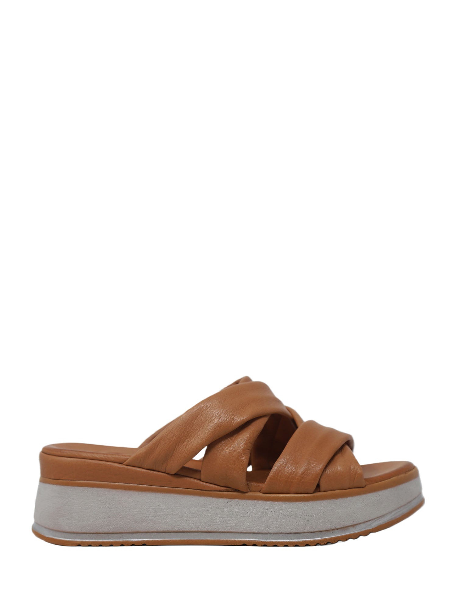 Sandali zeppa Marrone Grace Shoes