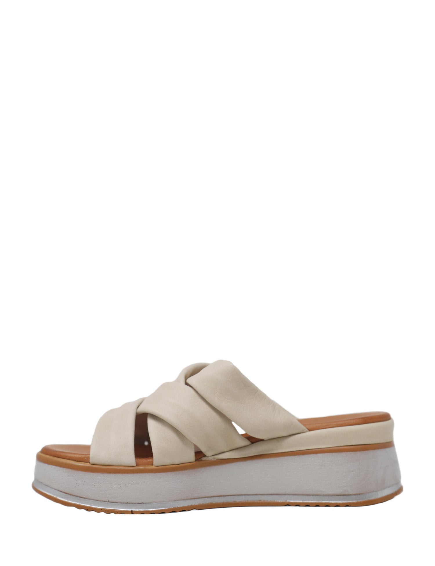 Sandali zeppa Beige Grace Shoes