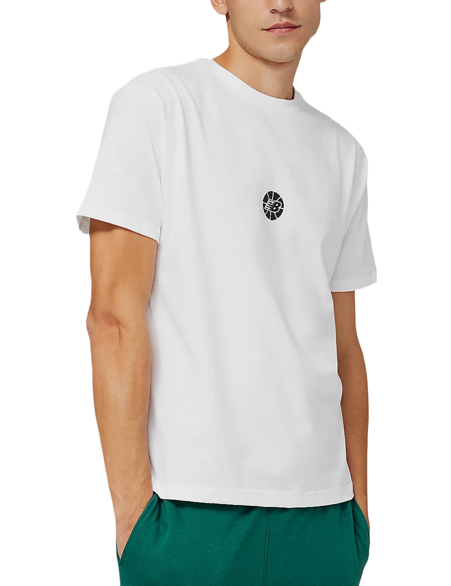 T-shirt Bianco New Balance
