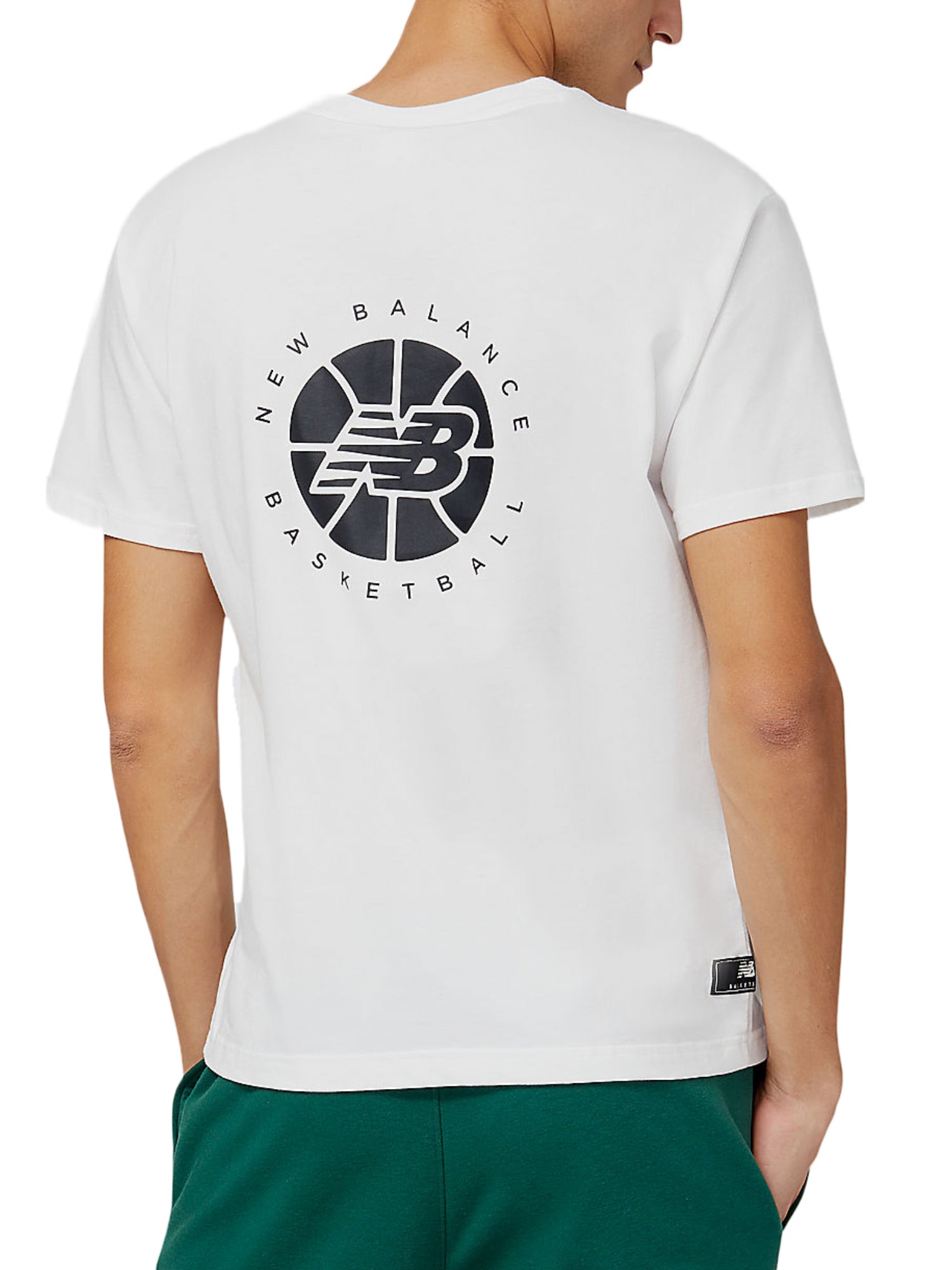 T-shirt Bianco New Balance