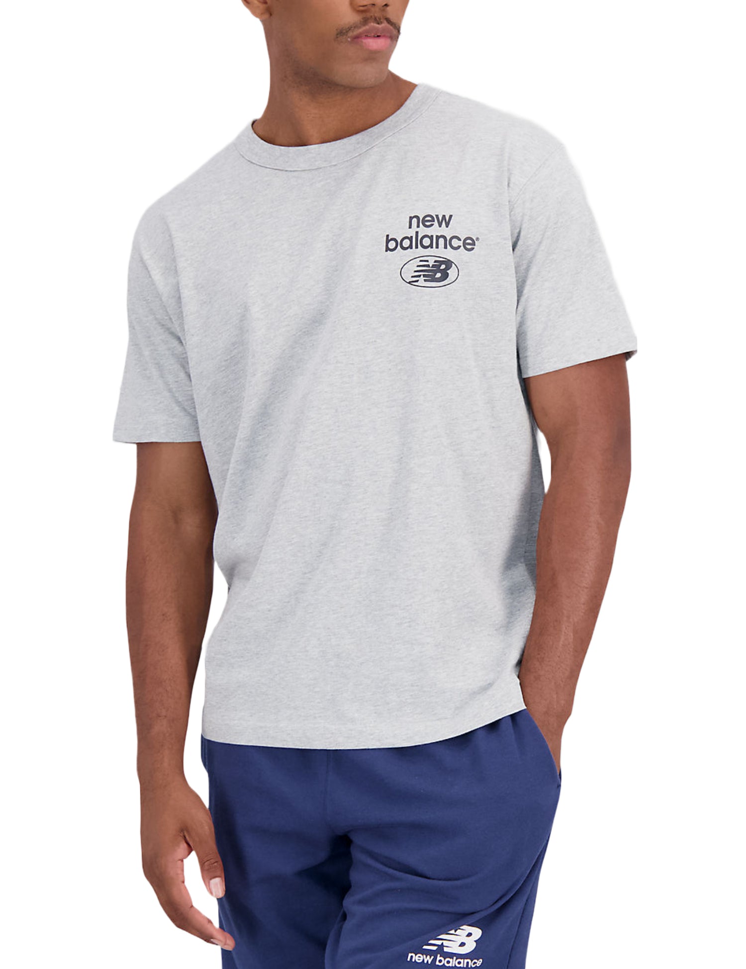 T-shirt Grigio New Balance