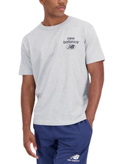 T-shirt Grigio New Balance