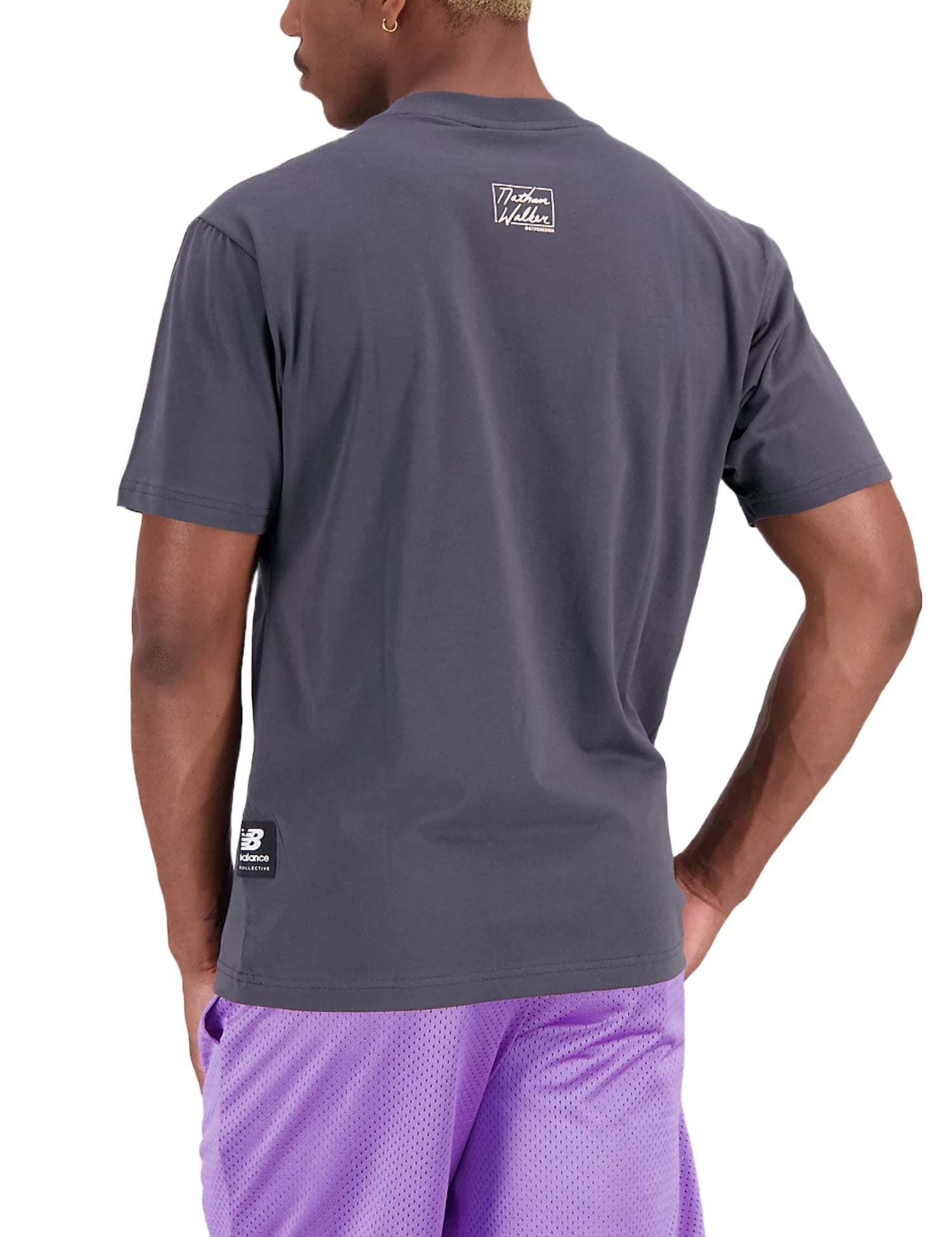 T-shirt Grigio New Balance