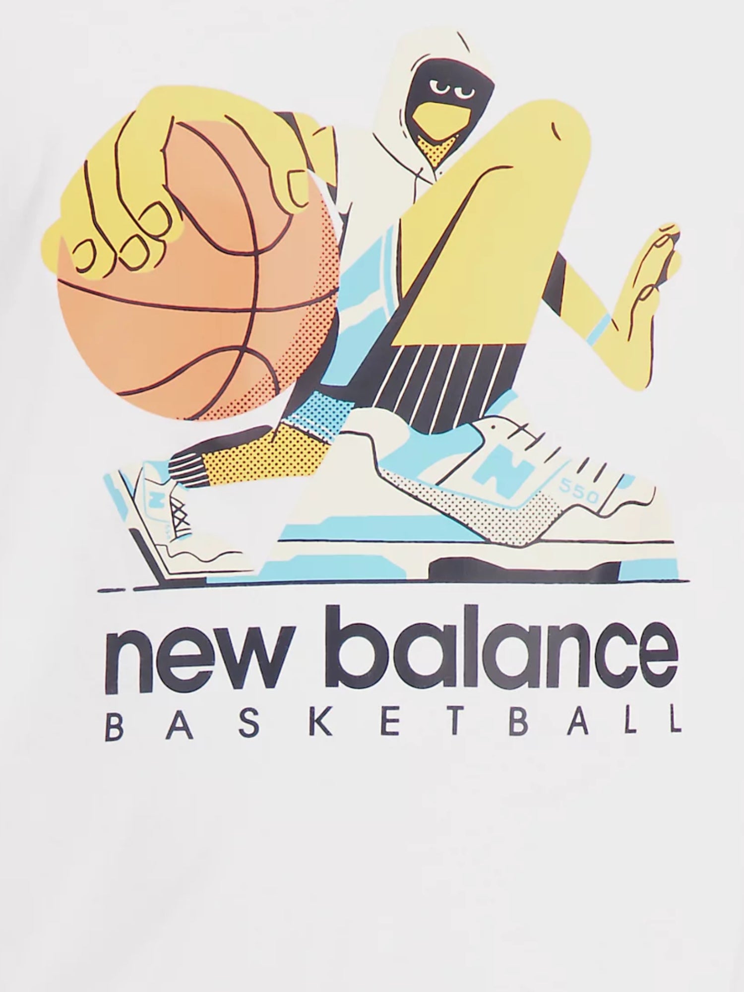 T-shirt Bianco New Balance