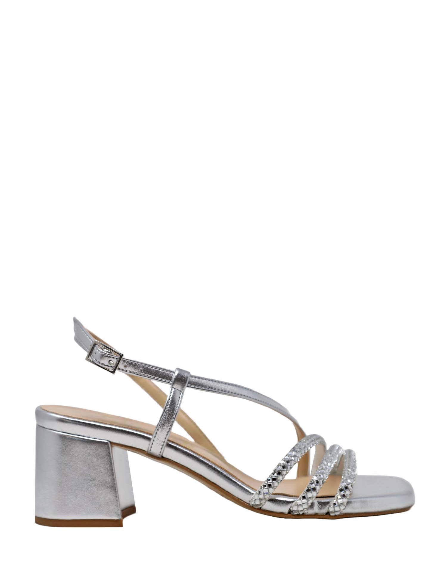Sandali tacco Argento Grace Shoes