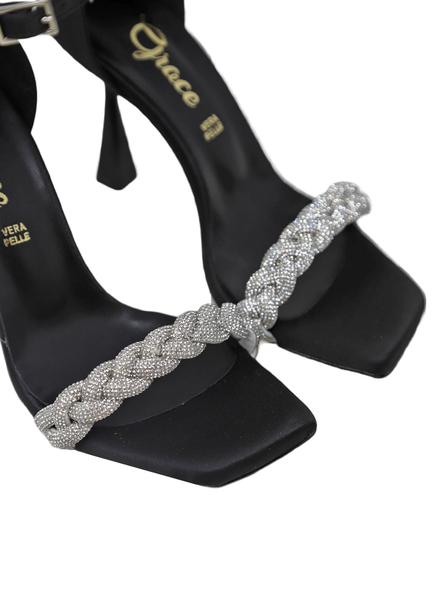 Sandali tacco Nero Grace Shoes