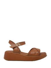 Sandali zeppa Marrone Grace Shoes