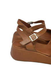 Sandali zeppa Marrone Grace Shoes