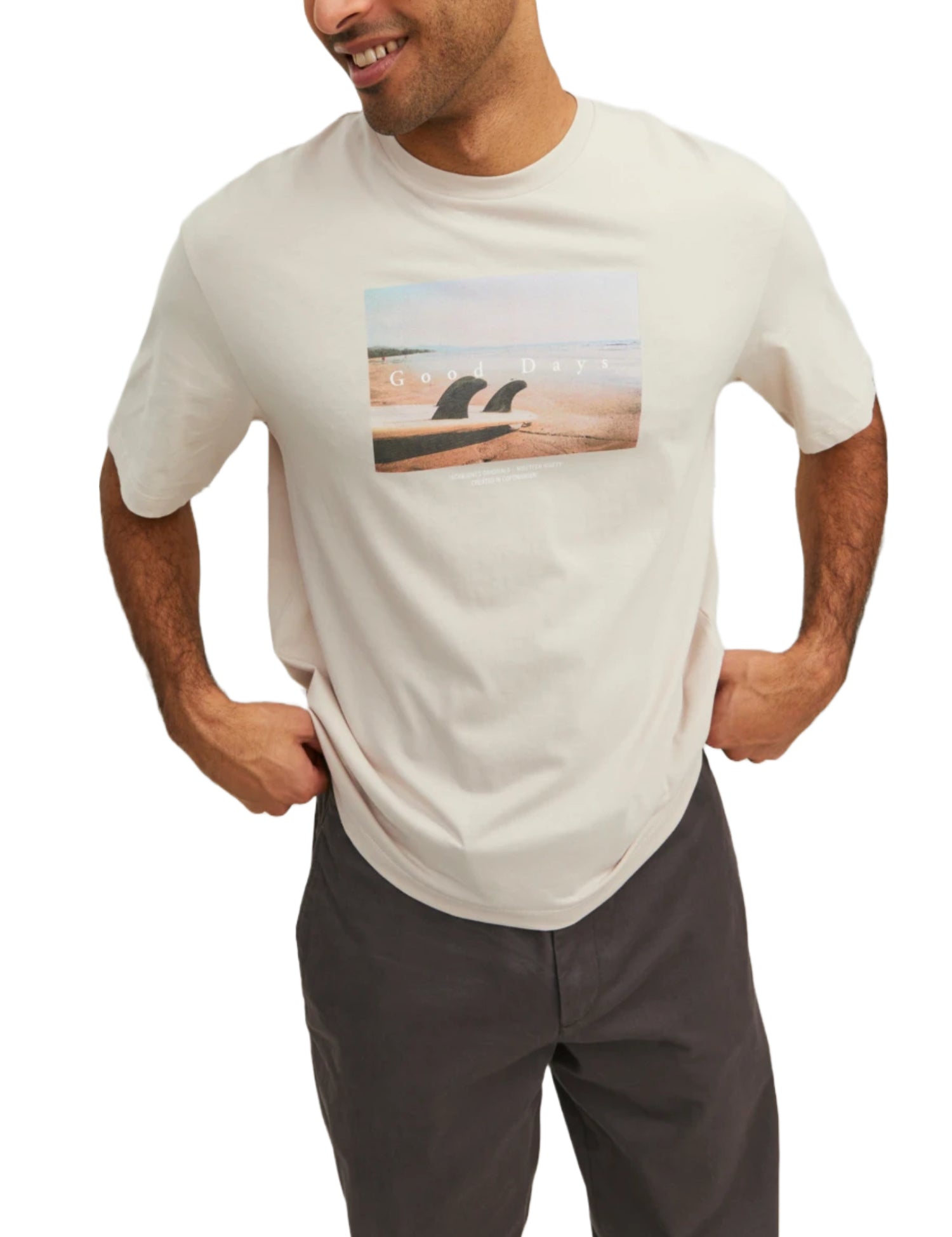 T-shirt Beige Jack&jones