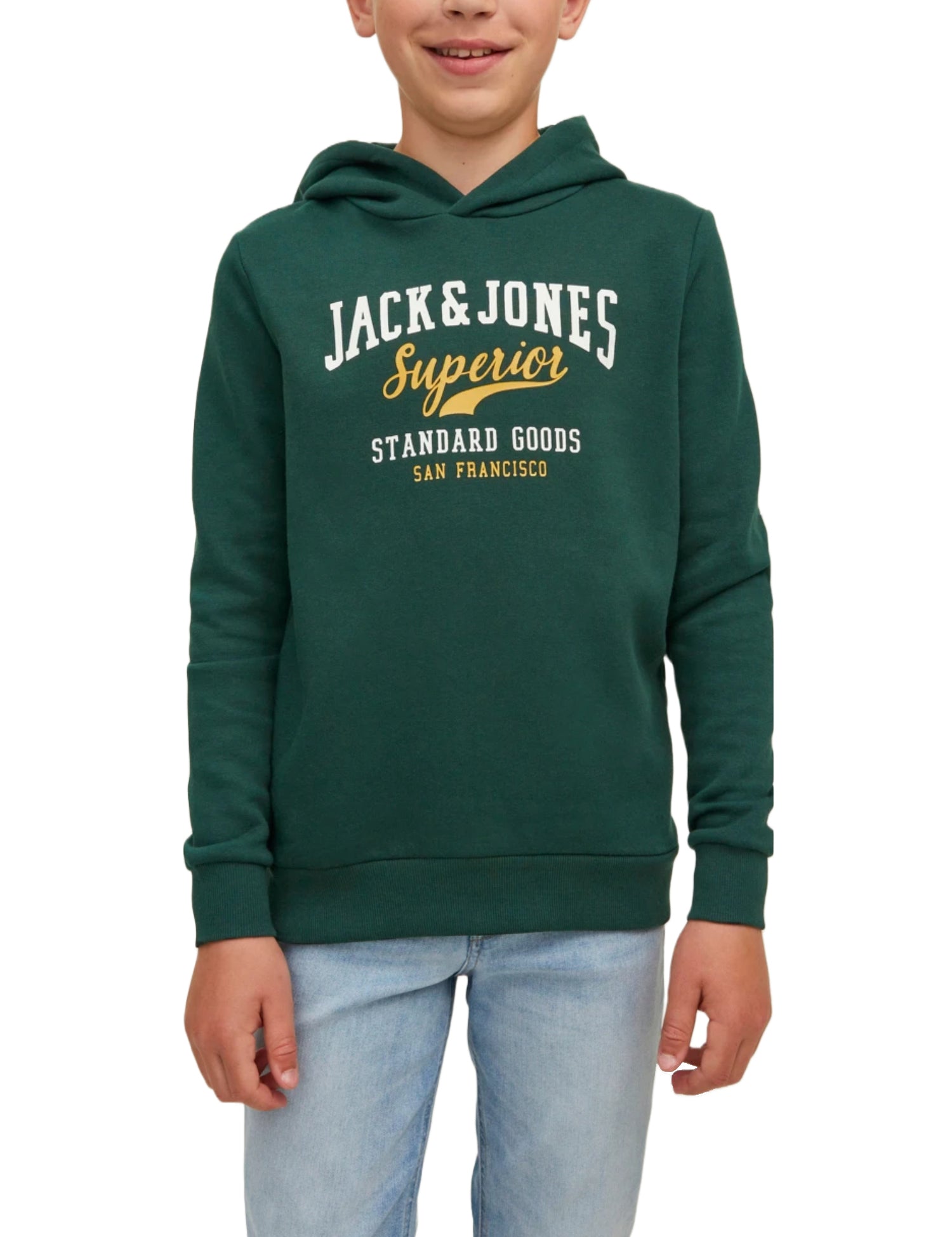 Felpe Verde Jack&jones Junior