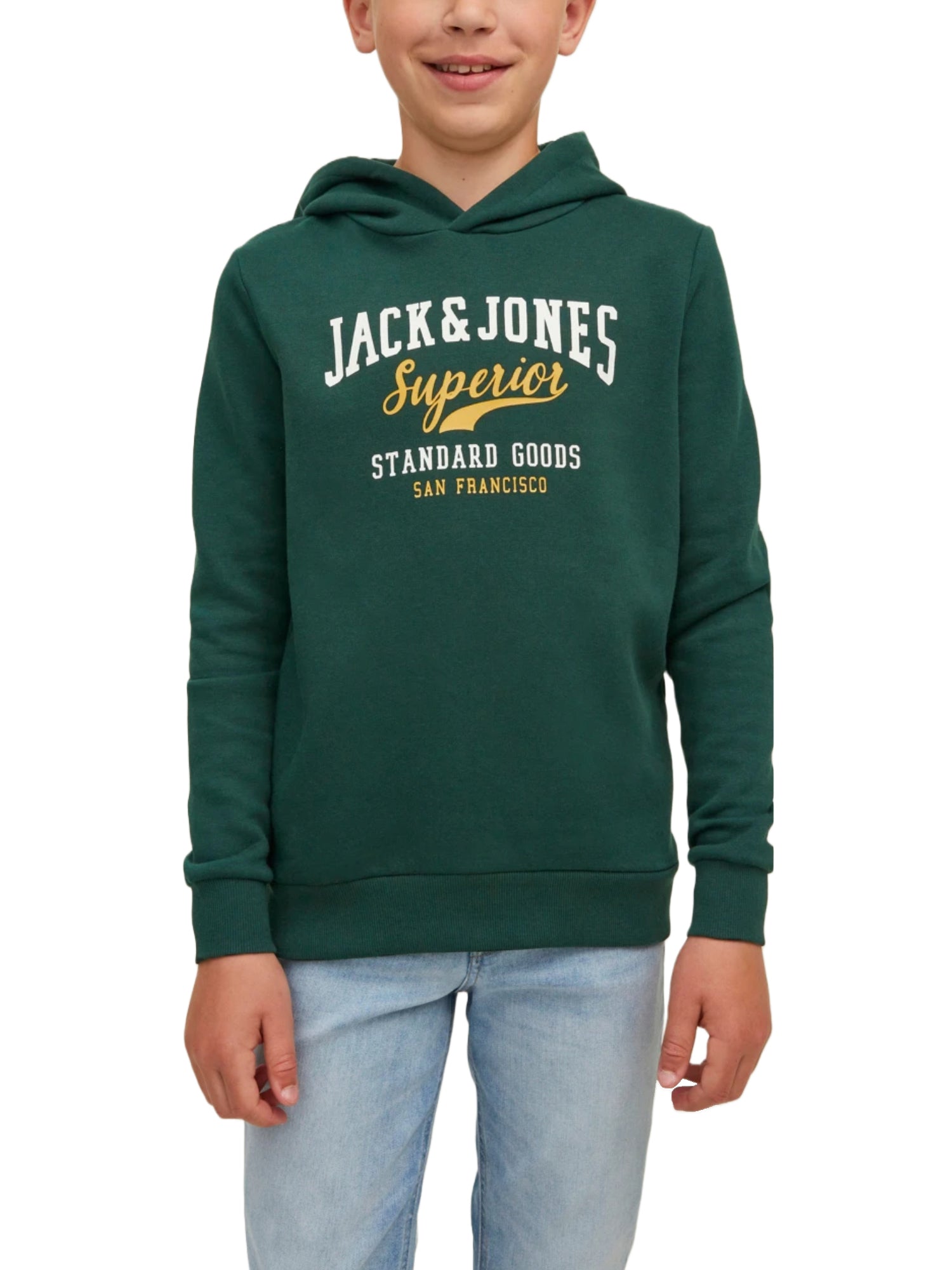 Felpe Verde Jack&jones Junior