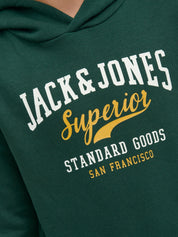 Felpe Verde Jack&jones Junior