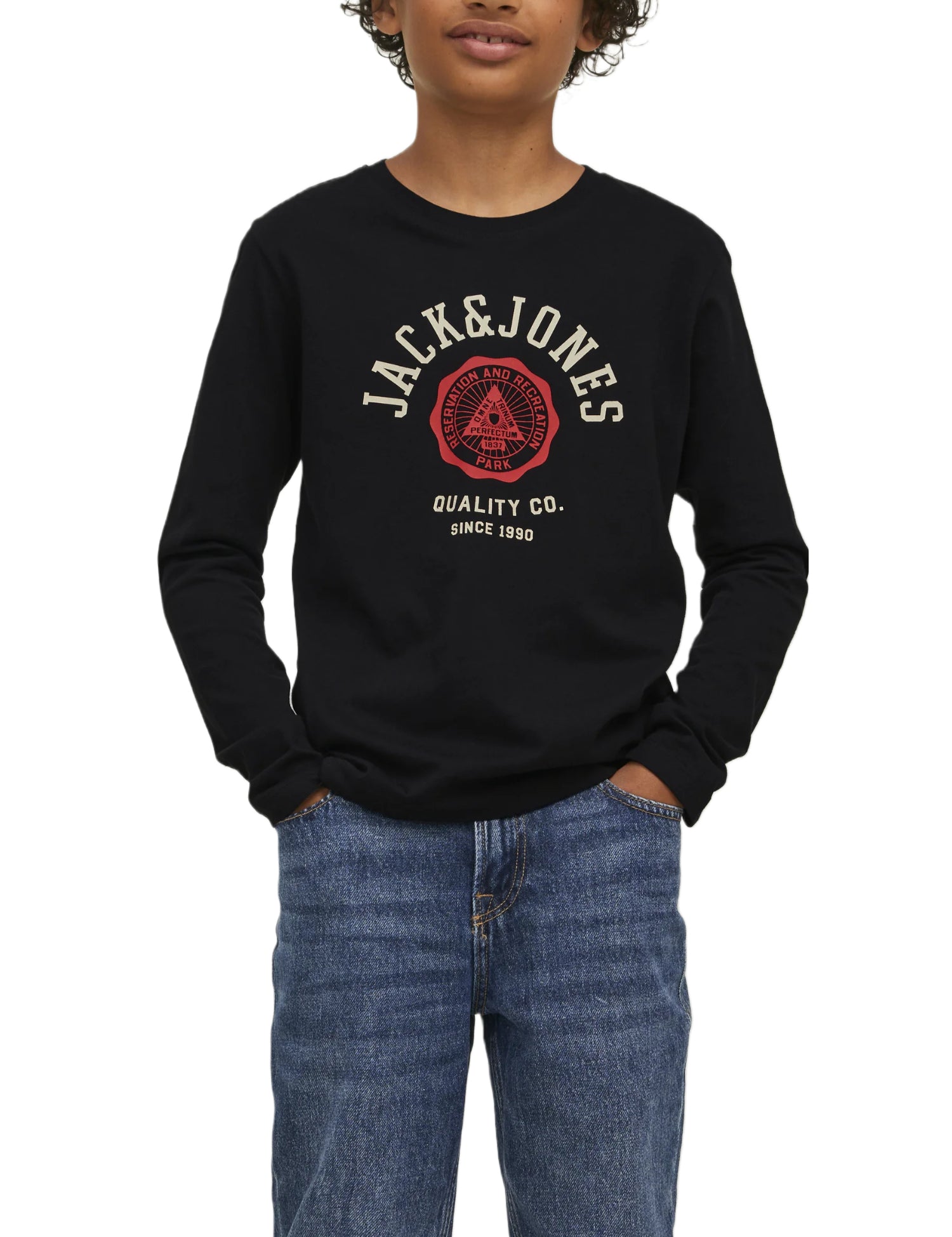 T-shirt Nero Jack&jones Junior