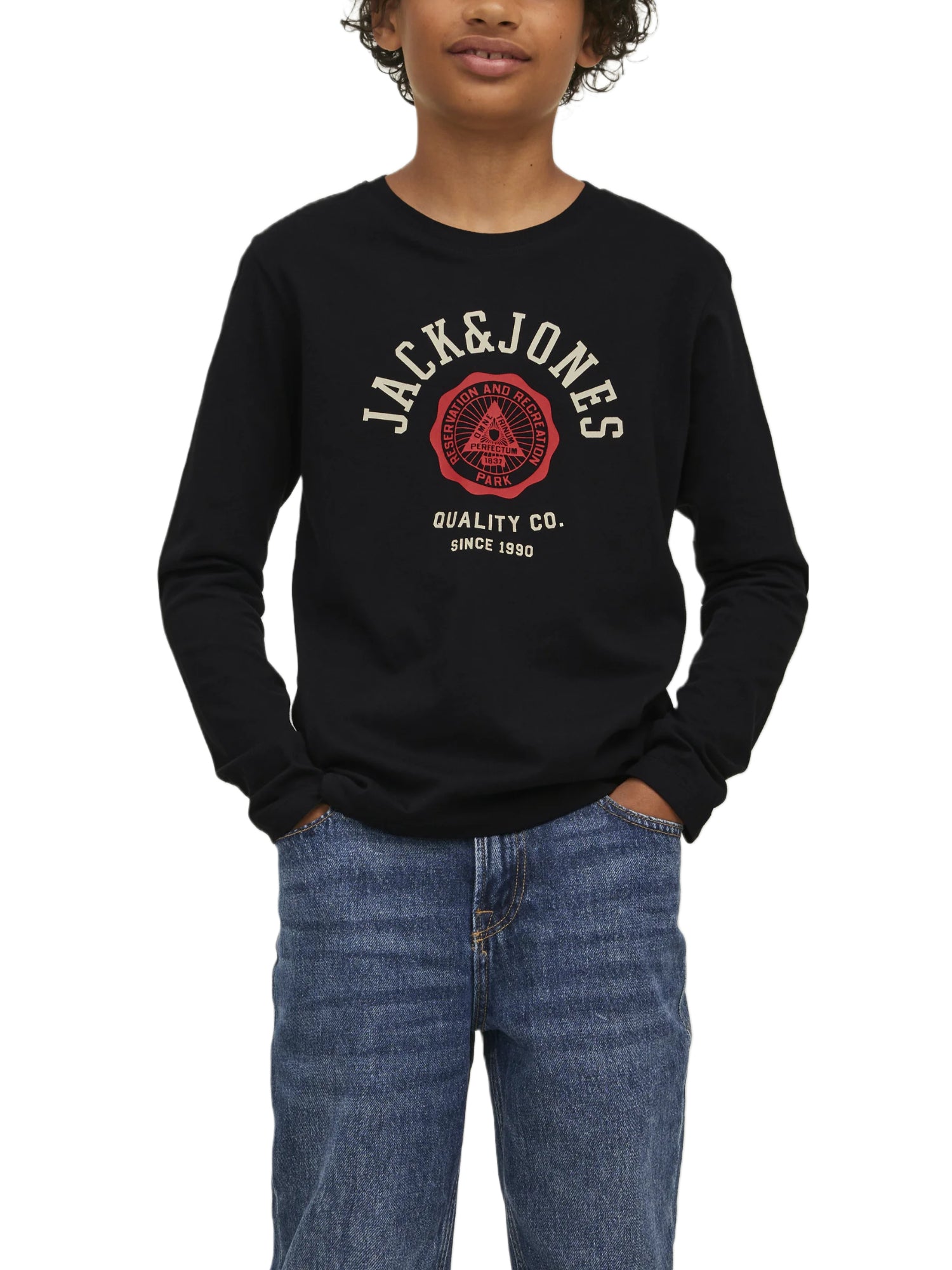 T-shirt Nero Jack&jones Junior