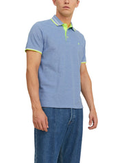Polo Celeste Verde Jack&jones