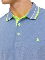 Polo Celeste Verde Jack&jones
