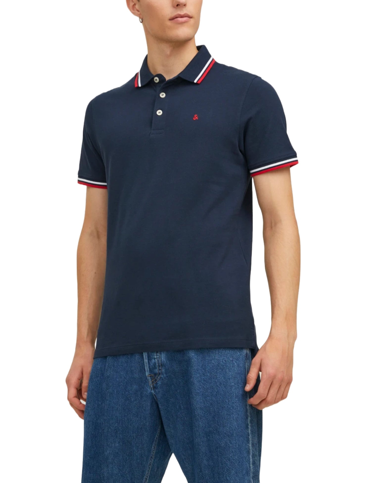 Polo Blu Bianco Jack&jones