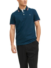 Polo Blu Bianco Jack&jones