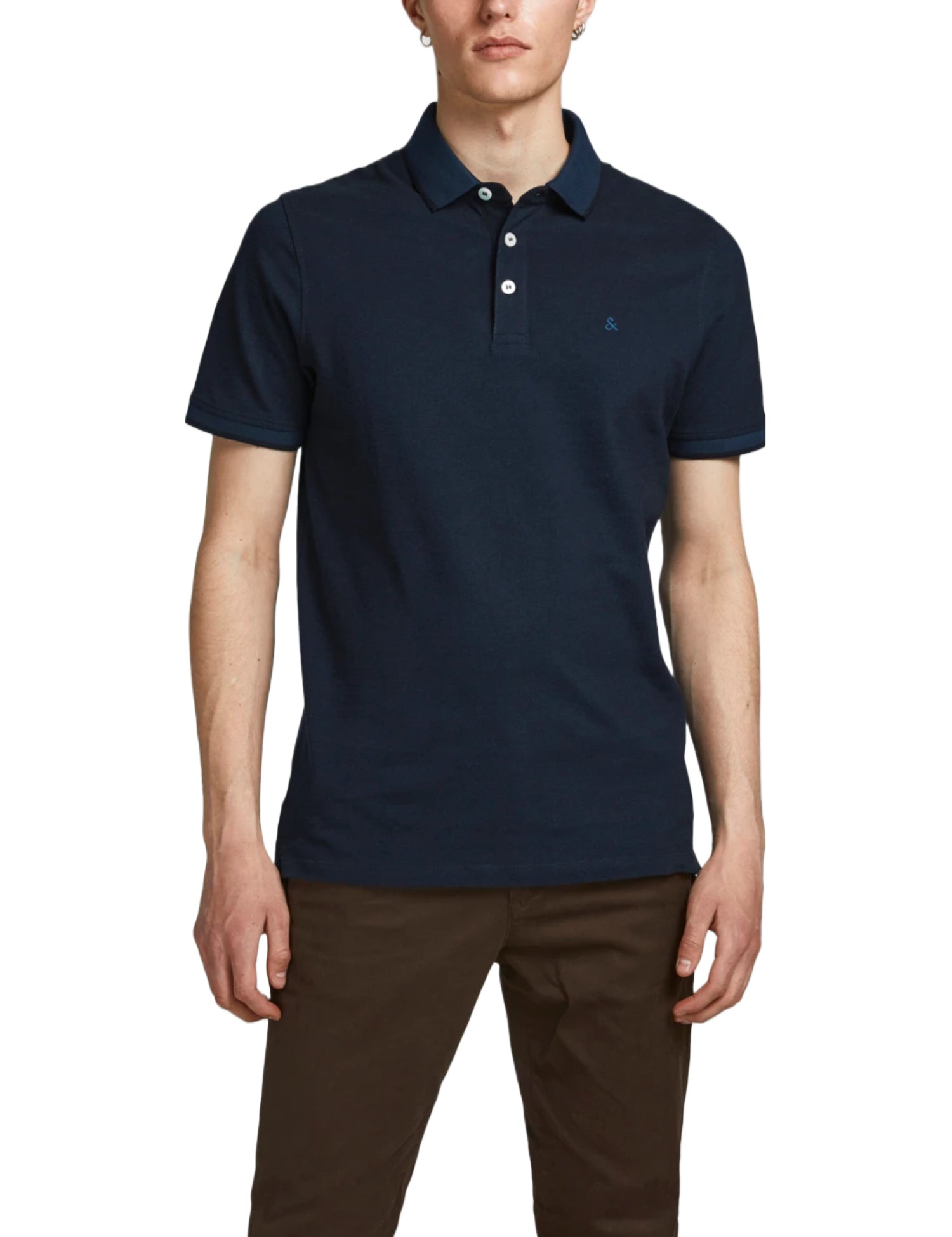 Polo Blu Scuro Jack&jones