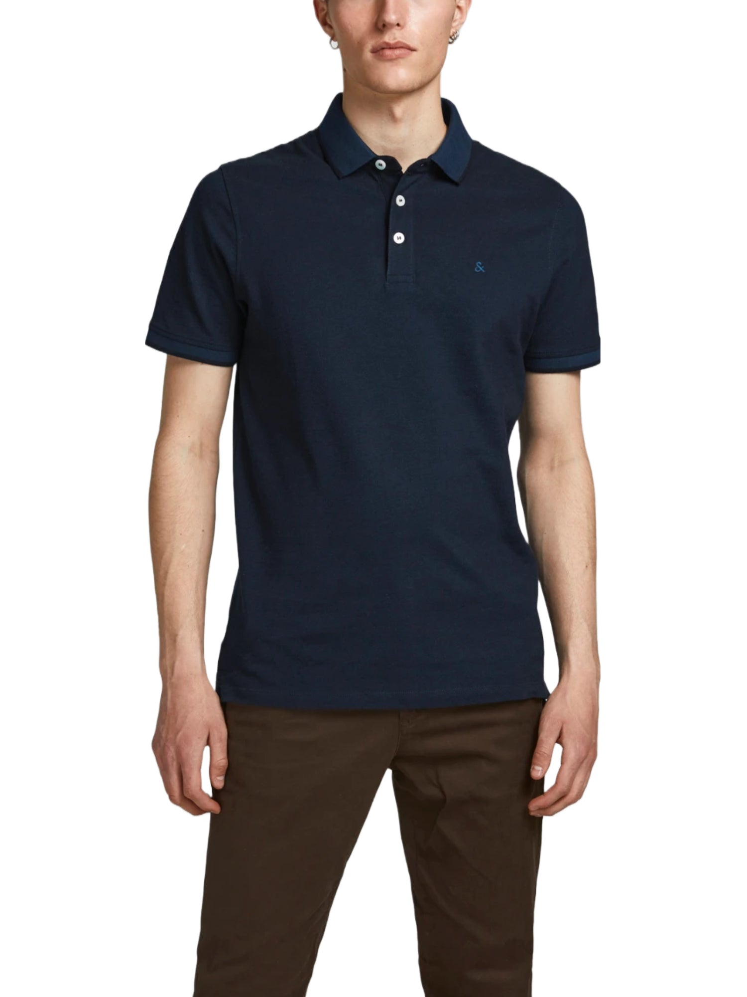 Polo Blu Scuro Jack&jones