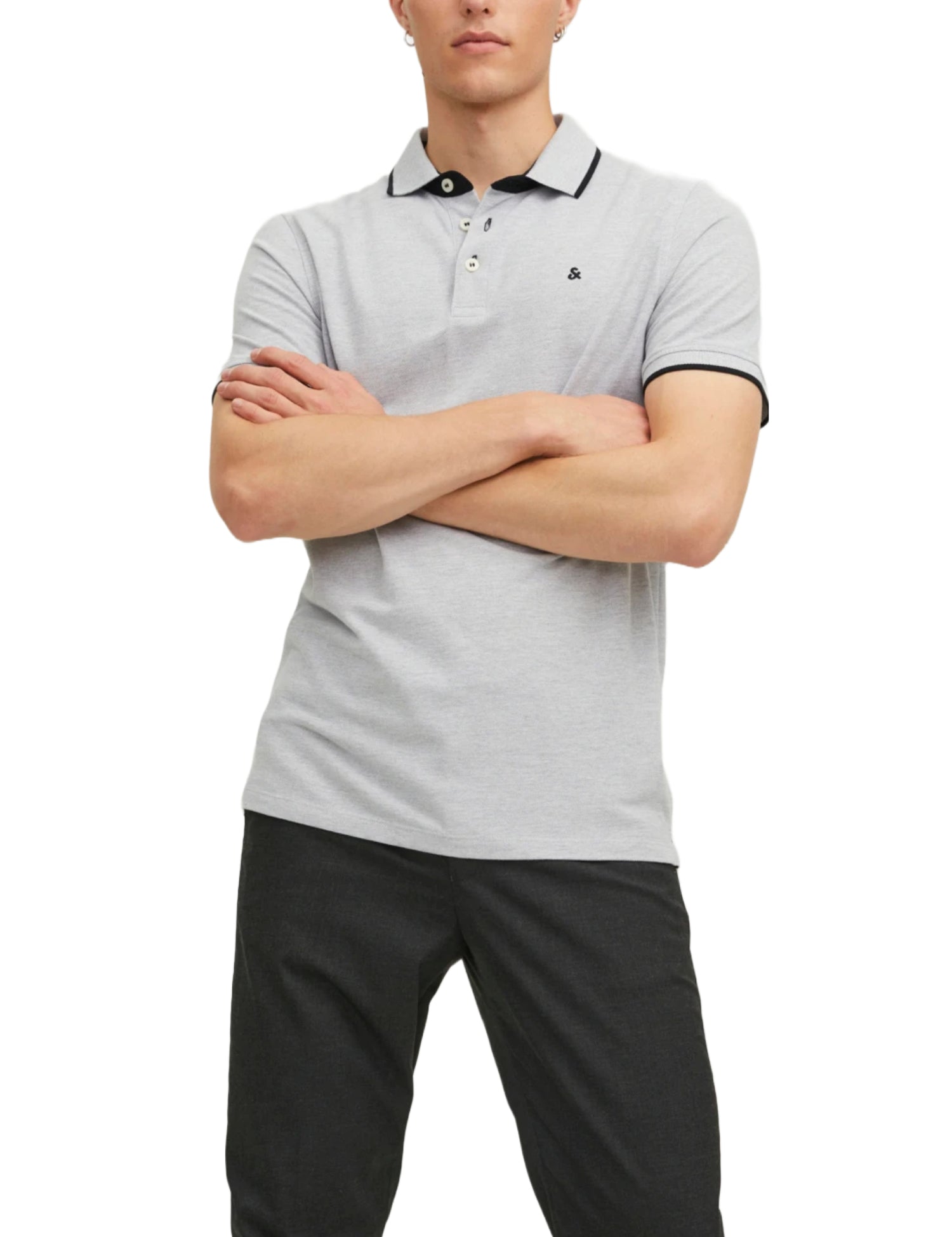 Polo Grigio Chiaro Jack&jones