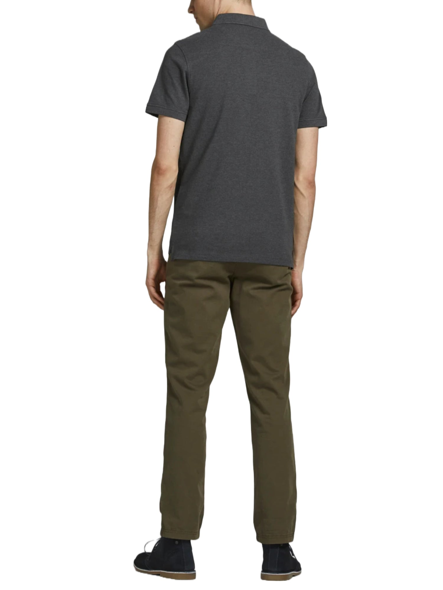 Polo Grigio Scuro Jack&jones