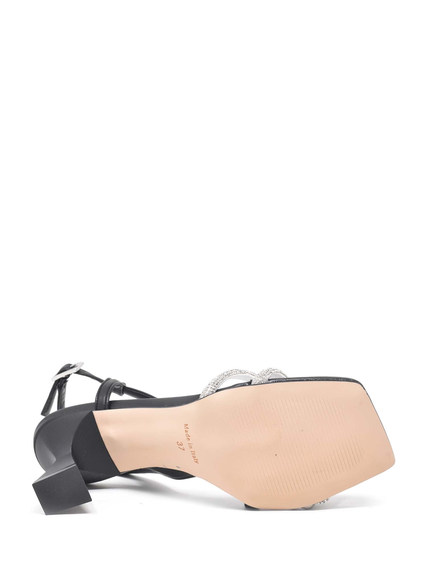 Sandali tacco Nero Pregunta