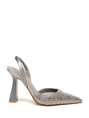 Sandali tacco Argentato Pregunta