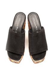 Sandali zeppa Nero Pregunta