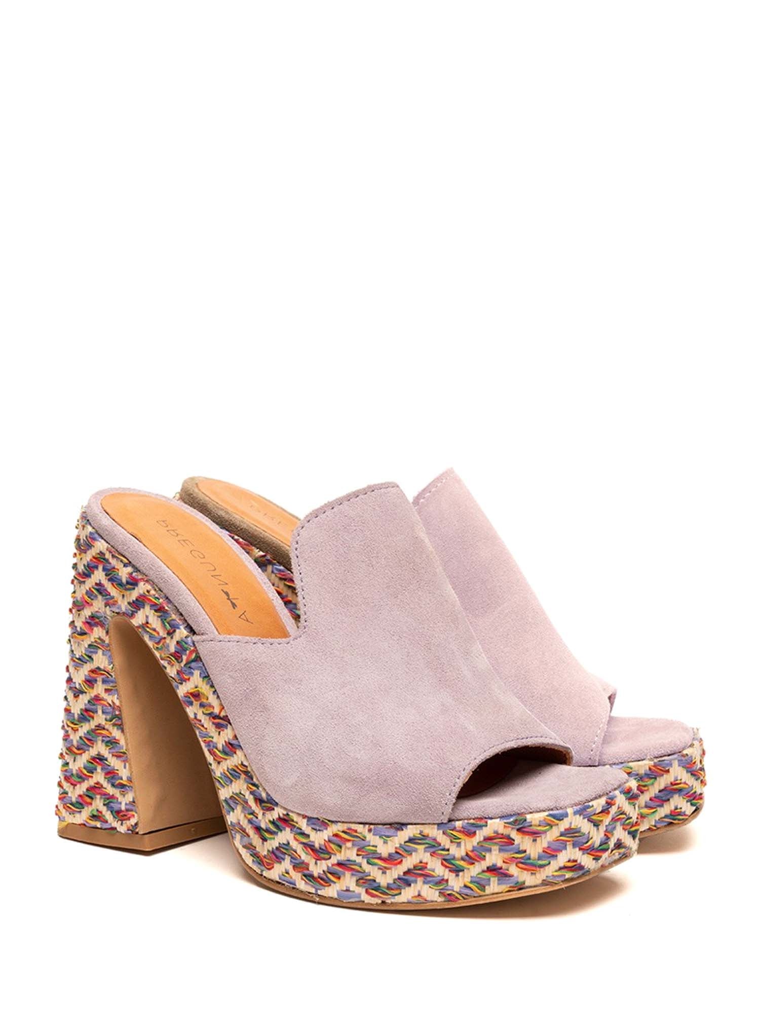 Sandali tacco Viola Pregunta