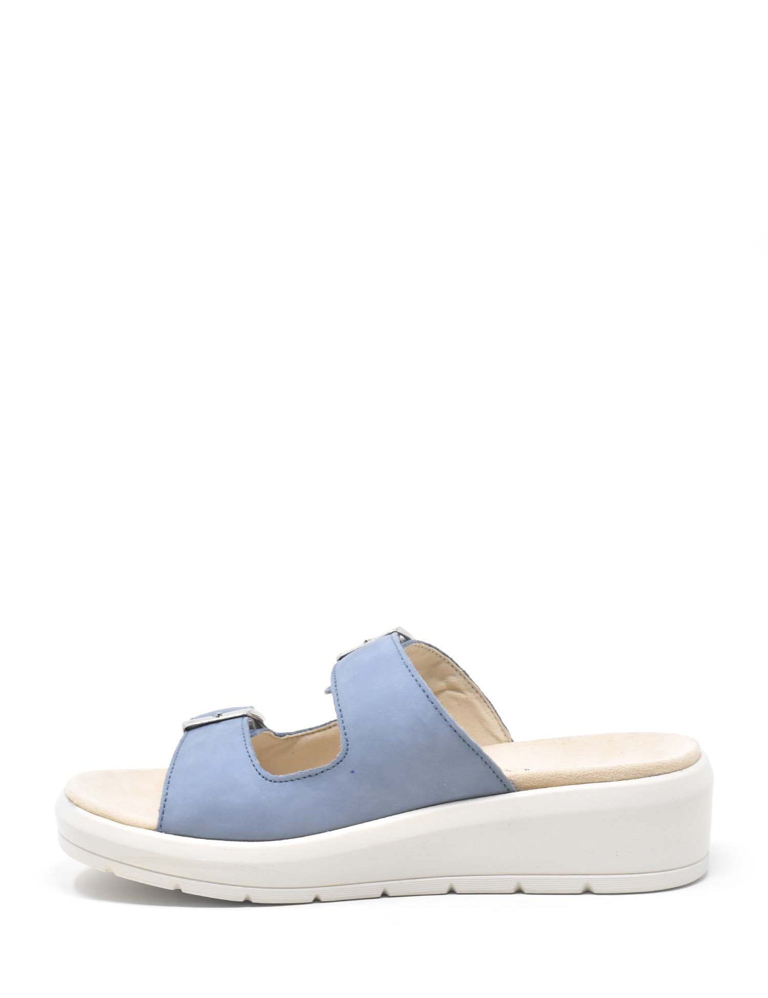 Sandali zeppa Blu Cinzia Soft