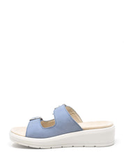 Sandali zeppa Blu Cinzia Soft