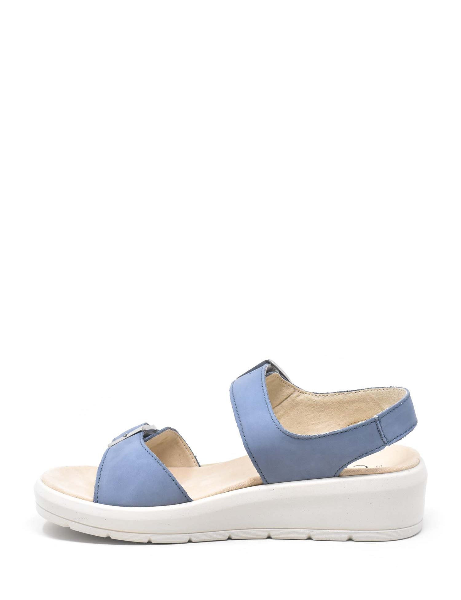 Sandali zeppa Blu Cinzia Soft