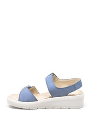 Sandali zeppa Blu Cinzia Soft