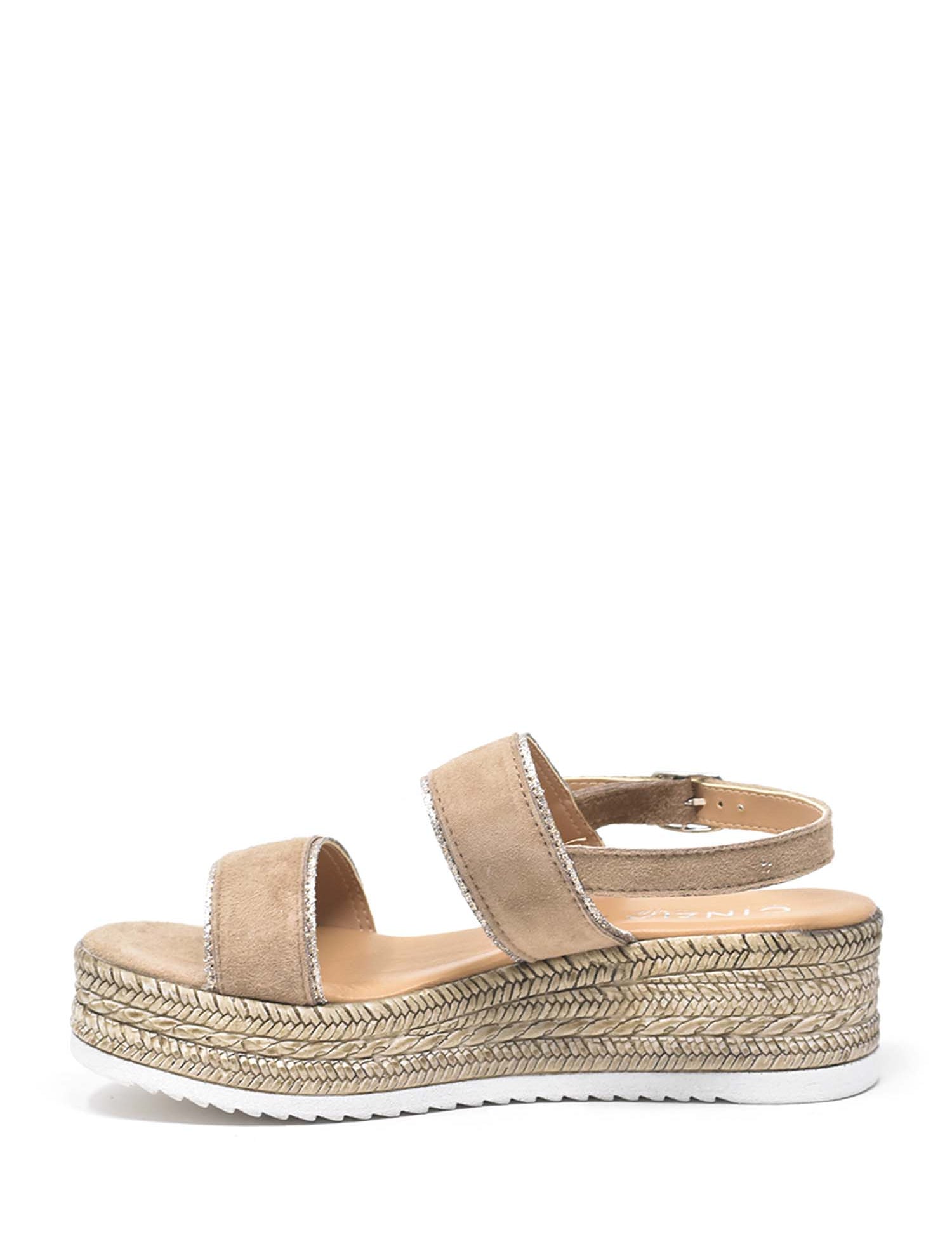 Sandali con strappi Beige Cinzia Soft