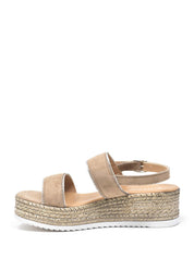 Sandali con strappi Beige Cinzia Soft