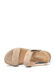 Sandali con strappi Beige Cinzia Soft