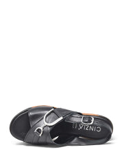 Sandali zeppa Nero Cinzia Soft