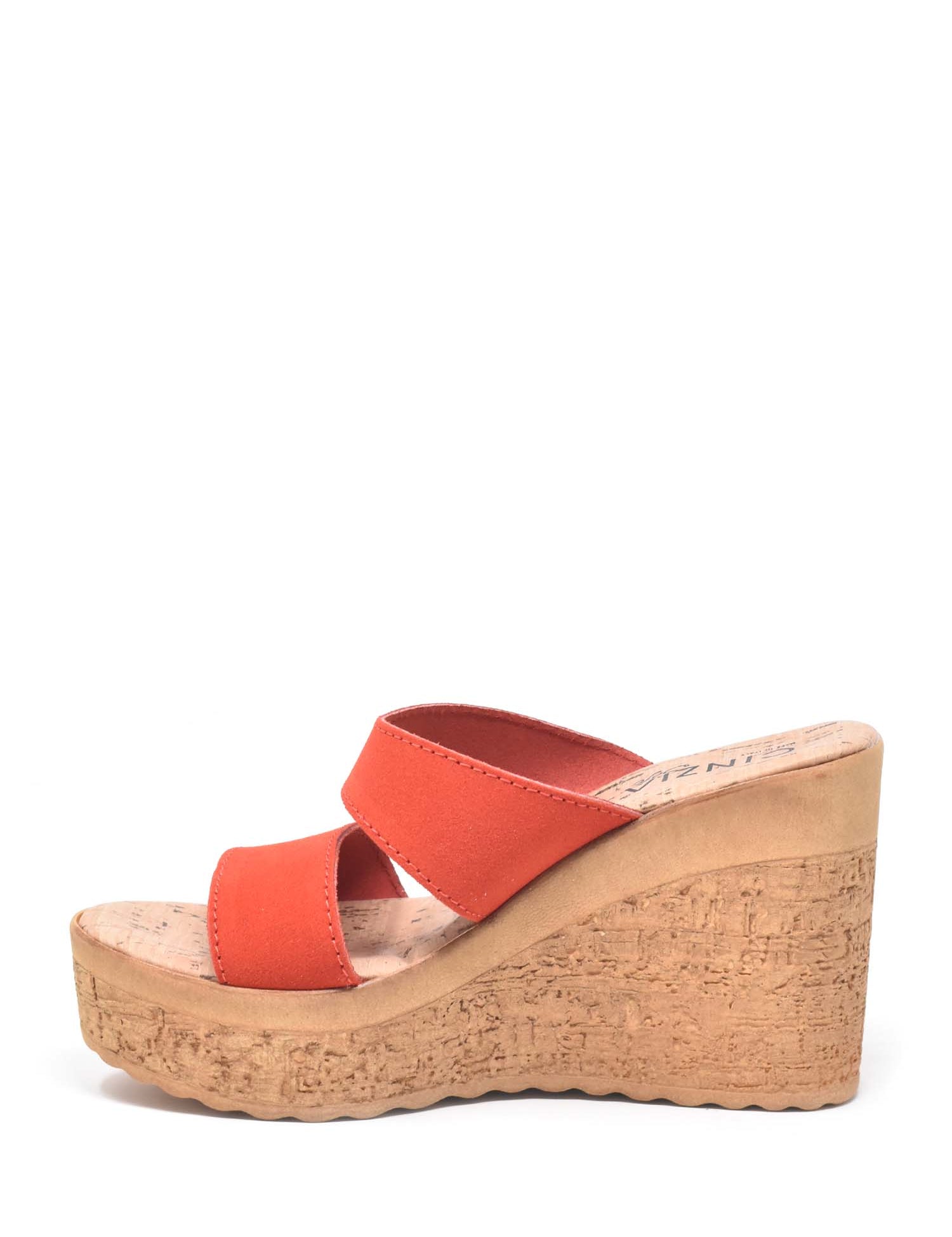 Sandali zeppa Rosso Cinzia Soft