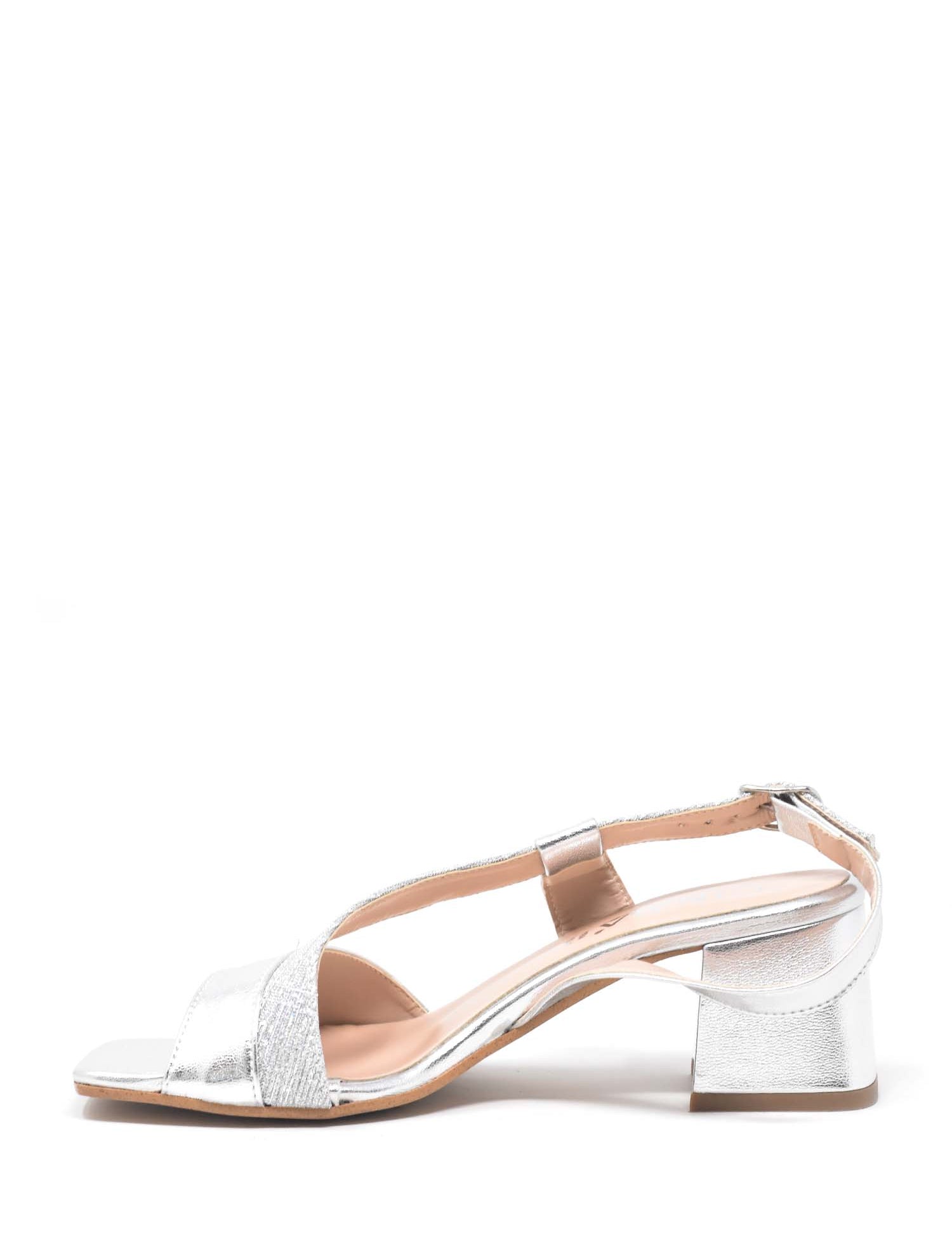 Sandali tacco Argento Cinzia Soft