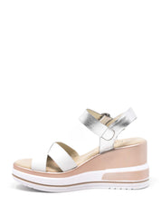 Sandali zeppa Bianco Cinzia Soft