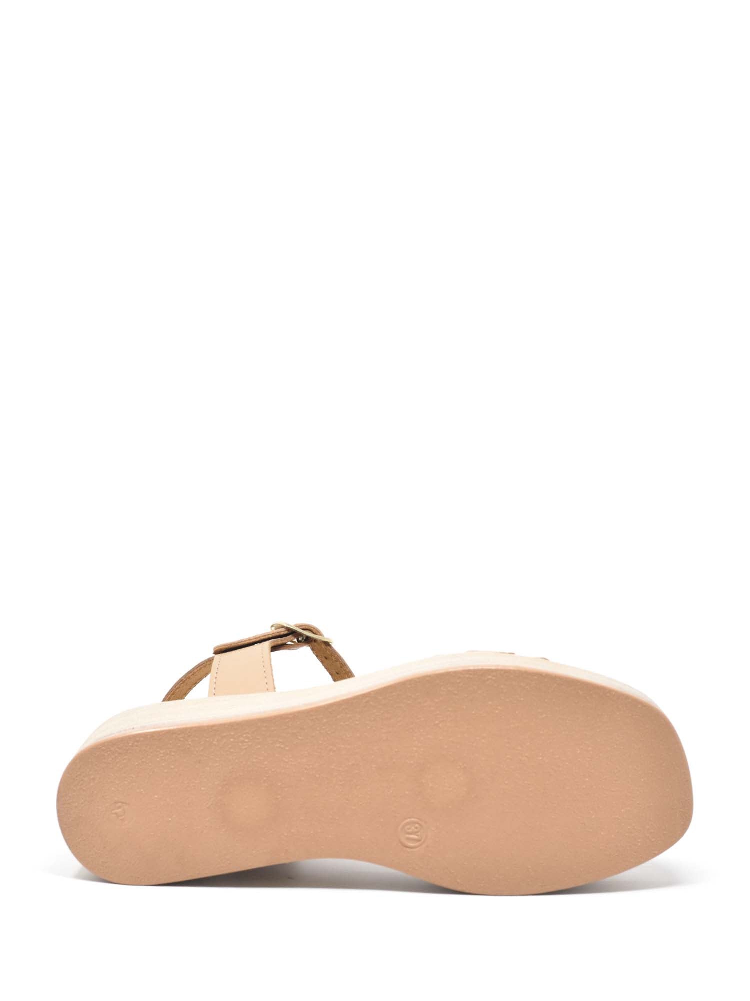 Sandali zeppa Beige Cinzia Soft