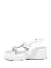 Sandali zeppa Bianco Cinzia Soft