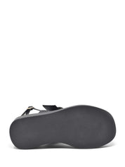 Sandali zeppa Nero Cinzia Soft